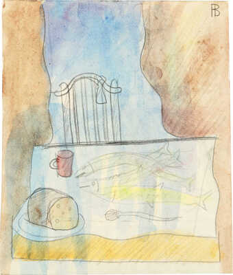 Васми Рихард Рудольфович. Натюрморт с рыбой